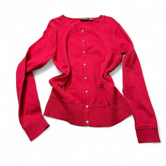 Vintage Cardigan With Rhinestone‎ Buttons - Picture 3 of 9